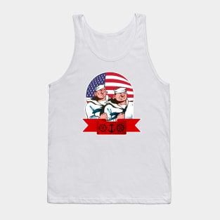 Sailors, the Rudder and the Anchor Tank Top